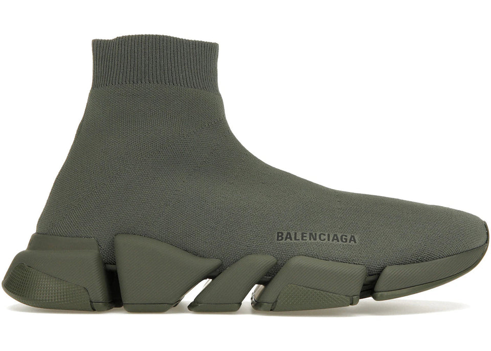 Balenciaga Speed 2.0 Sneaker Dark Khaki
