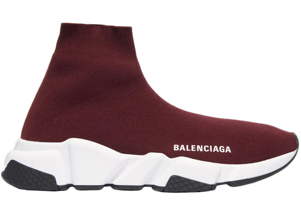 Balenciaga Speed Burgundy Womens