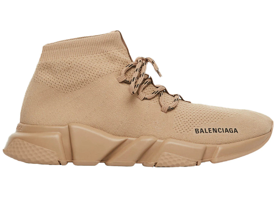 Balenciaga Wmns Speed Lace Up Trainer 'Beige'