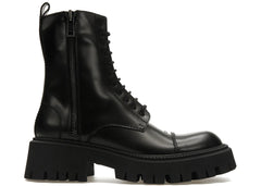 Balenciaga Tractor Bootie Black