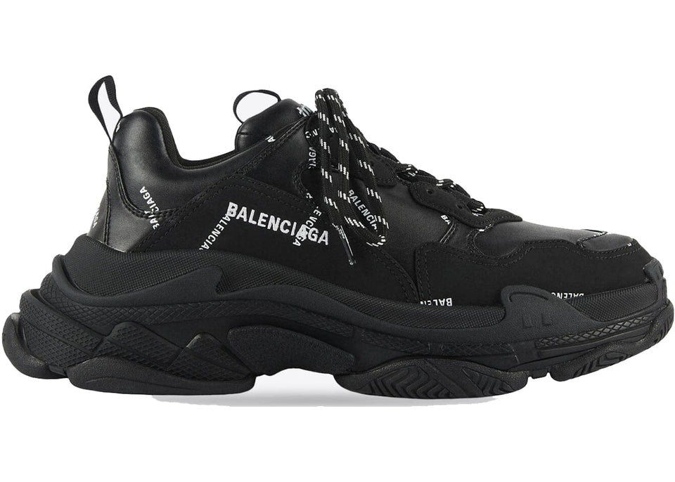 Balenciaga Wmns Triple S Sneaker 'Black Logo'