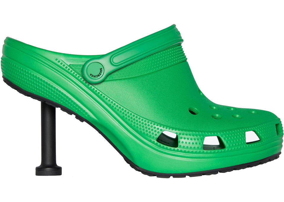 Balenciaga X Crocs Madame 80Mm Green Womens
