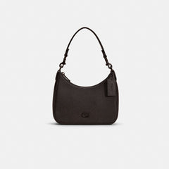 Coach Restored Hobo Crossbody With Signature Canvas Black