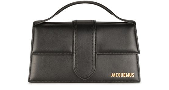 Jacquemus Black with Gold Initials Le Grand Bambino ( with dustbag only)
