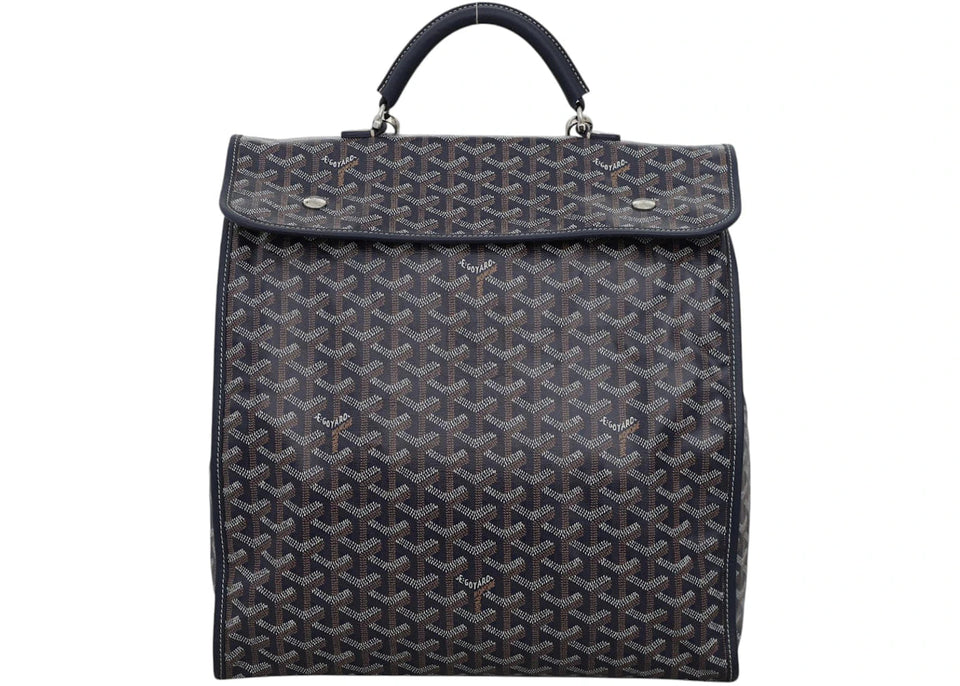 Goyard Saint Léger Backpack Navy Blue