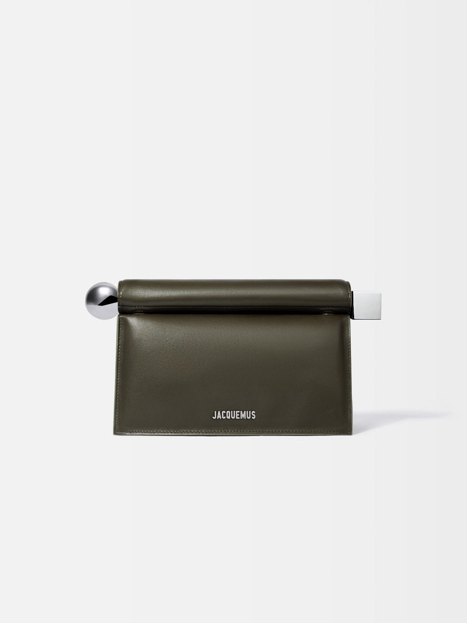 Jacquemus La Pochette Rond Carre Dark Khaki
