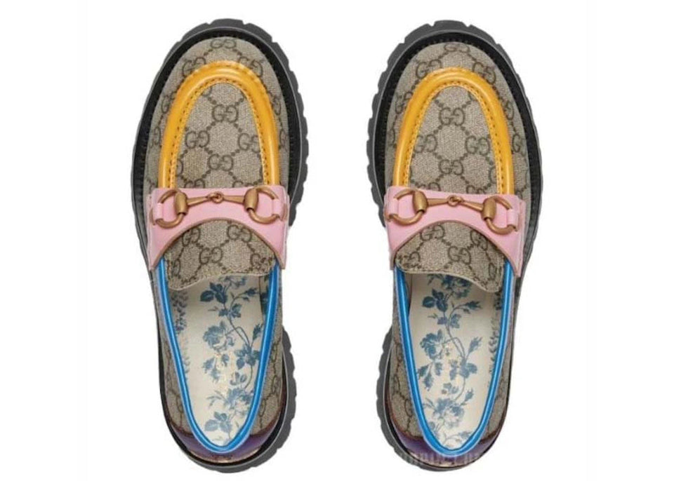 Gucci Wmns Horsebit Loafer 'GG Monogram - Beige Multi-Color'