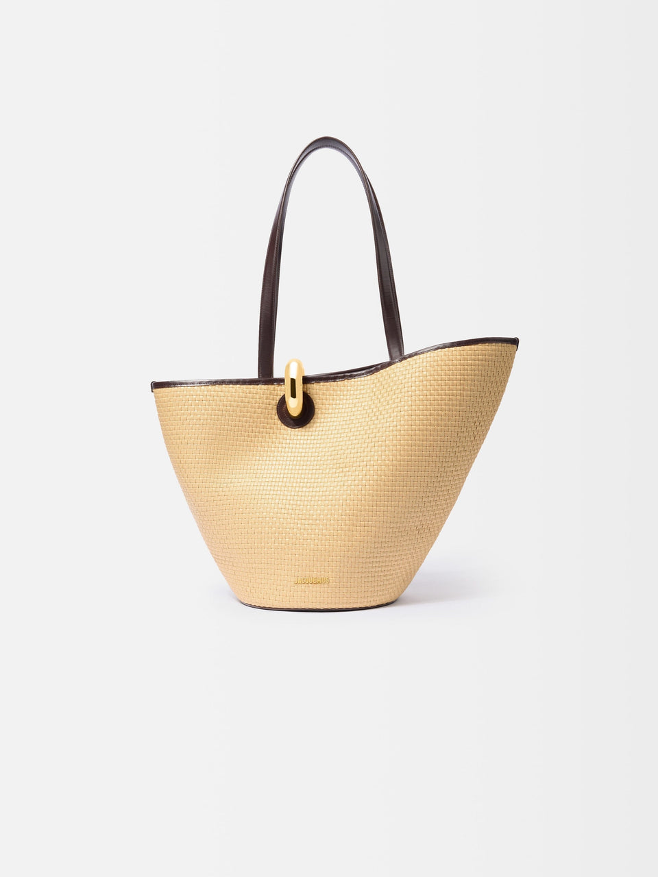 Jacquemus Le Bambola Natural/Dark Brown