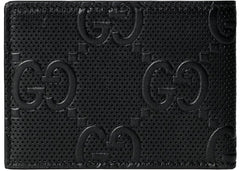 Gucci Gg Embossed Bi-Fold Wallet Black