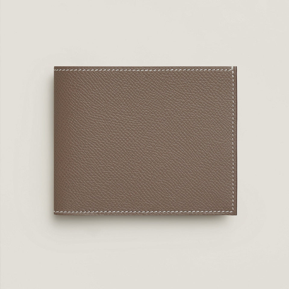 Hermes Citizen Twill Compact Card Holder