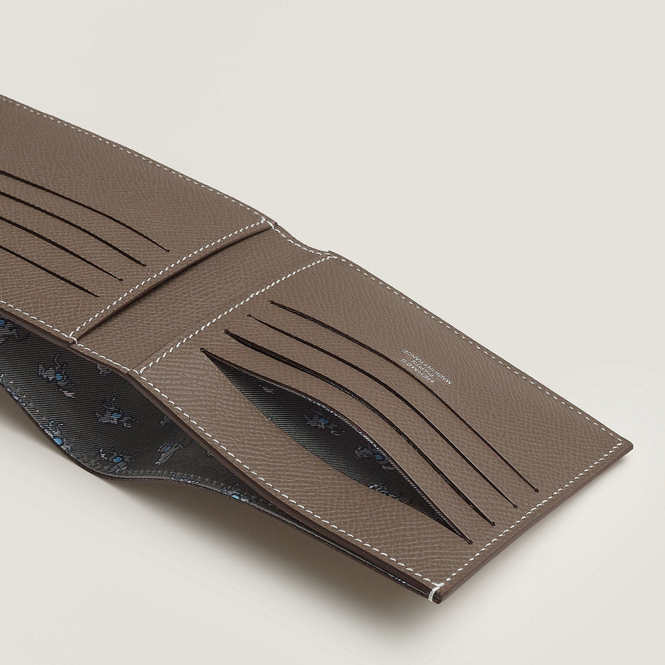 Hermes Citizen Twill Compact Card Holder