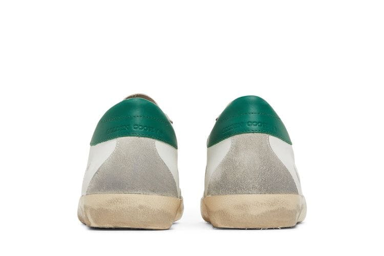 Golden Goose Superstar White Grey Green