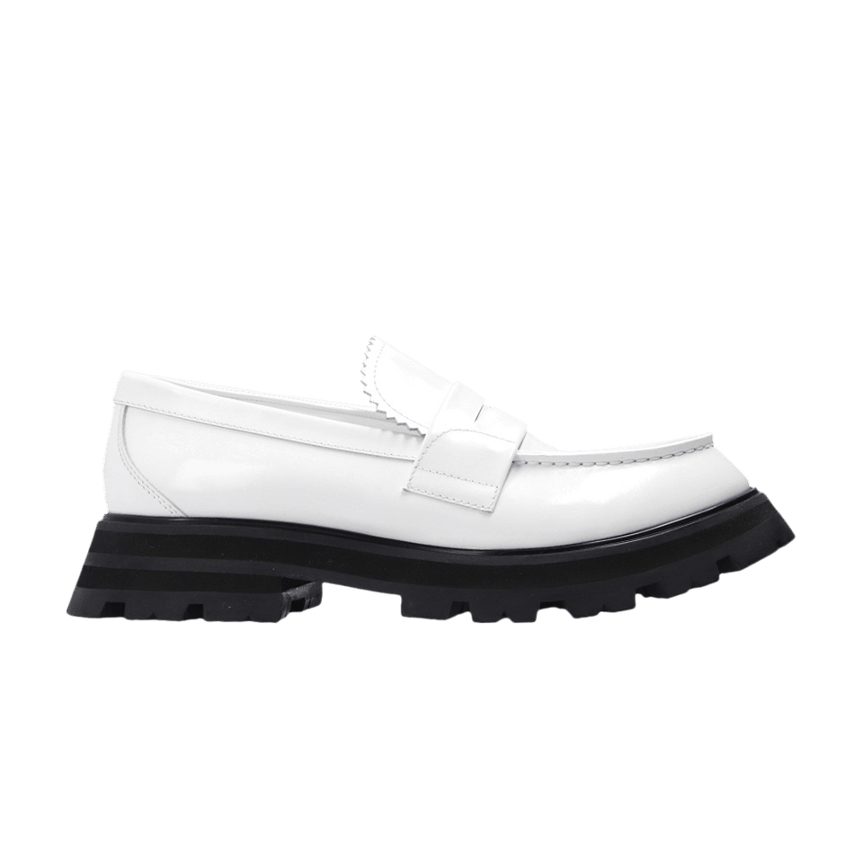 Alexander McQueen Wmns Wander Loafer 'White Black'