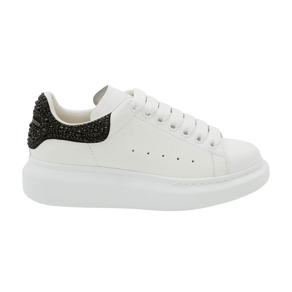 Alexander McQueen Wmns Oversized Sneaker 'Black Crystal'