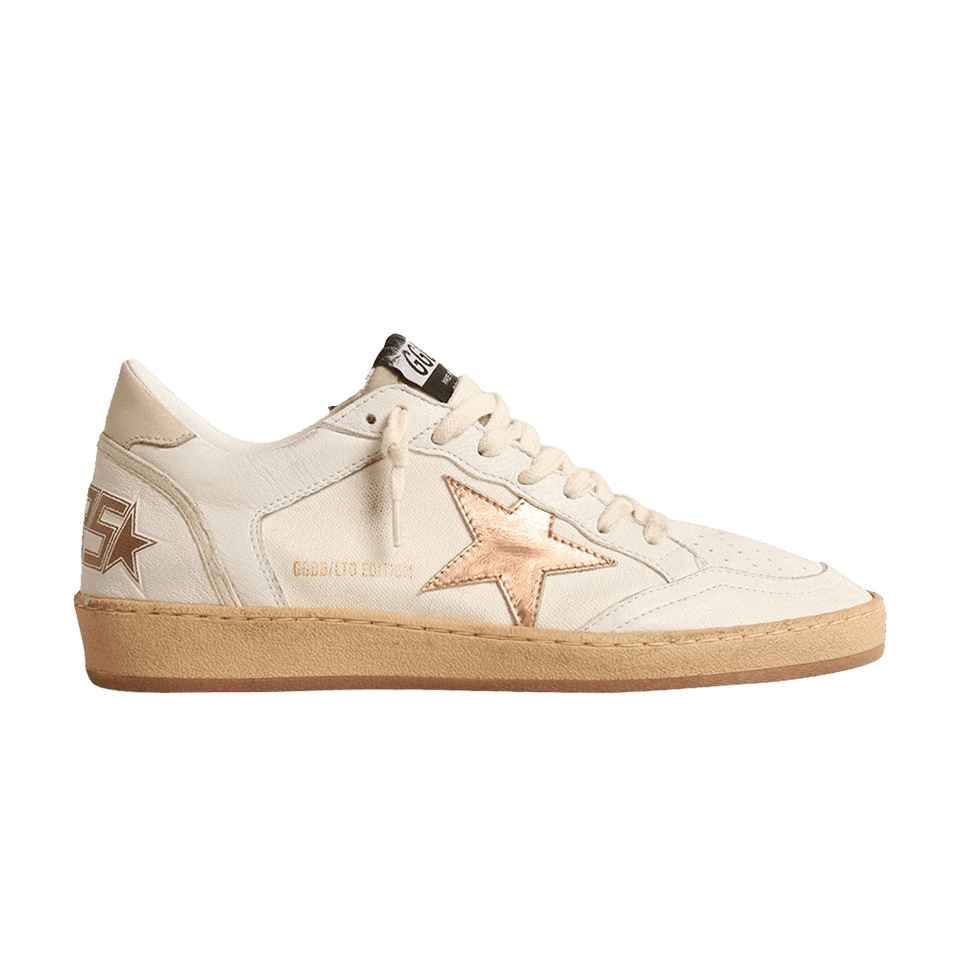 Golden Goose Wmns Ball Star LTD 'Milk White Bronze Metallic'