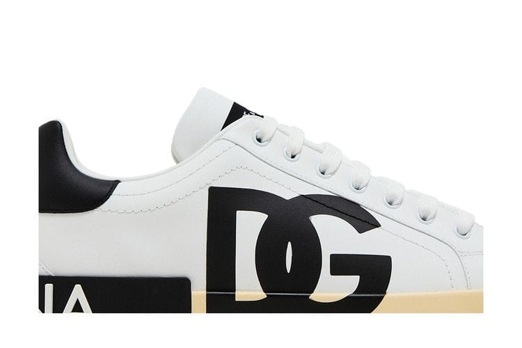 Dolce & Gabbana Portofino Low DG Logo Print - Black