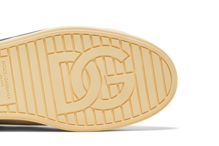 Dolce & Gabbana Portofino Low DG Logo Print - Black