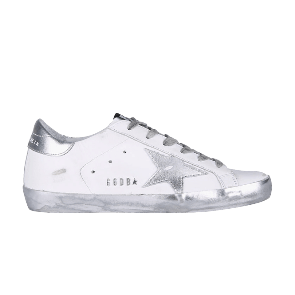 Golden Goose Wmns Superstar 'White Silver'