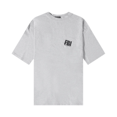 Balenciaga Worn Out T-Shirt Heather Grey/Black