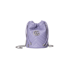 Gucci GG Marmont Mini Bucket Bag Lilac