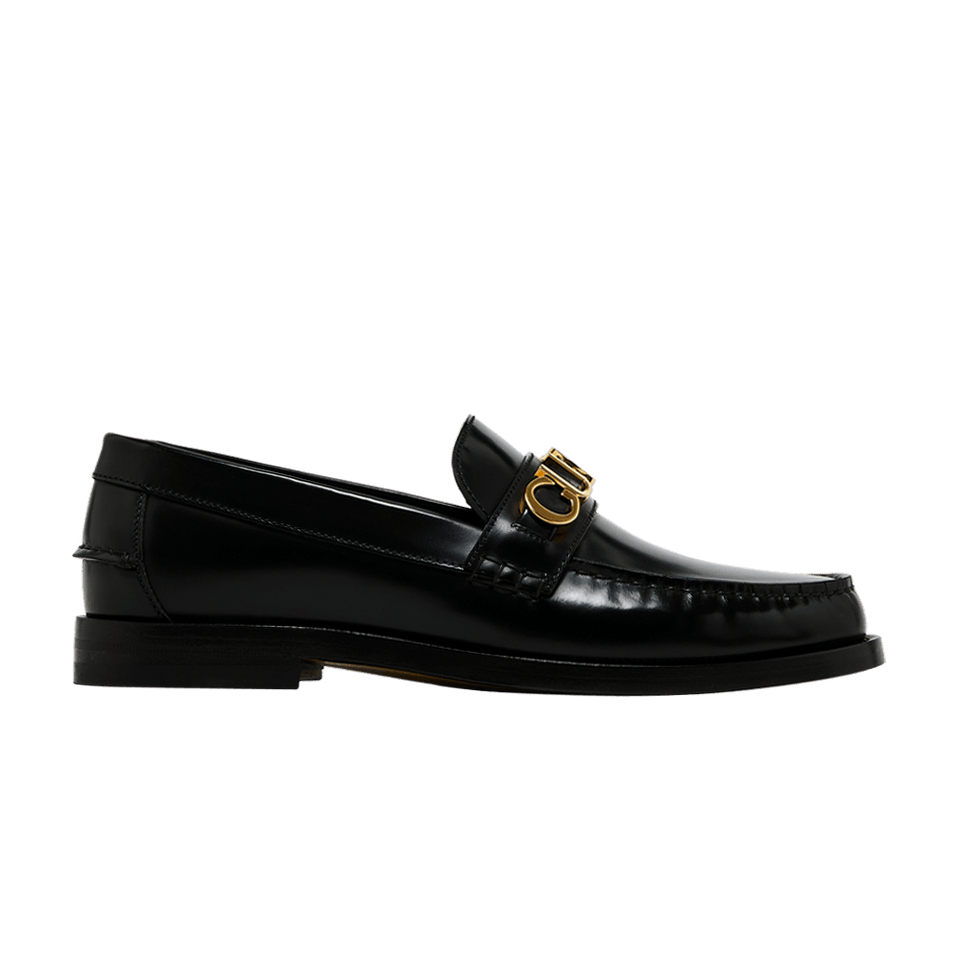 Gucci Cara Logo Snaffle Loafer Black
