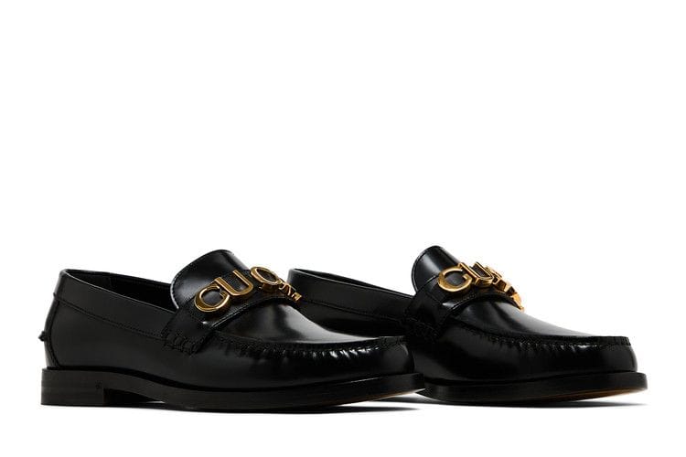 Gucci Cara Logo Snaffle Loafer Black