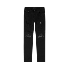 Amiri MX1 Bandana Jeans Black