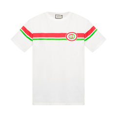 Gucci Logo Crew neck T-Shirt White