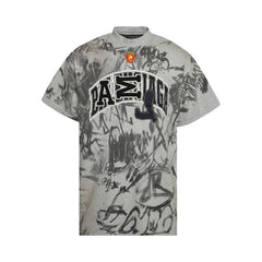Balenciaga Oversized T-Shirt Heather Grey