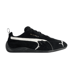 Balenciaga x Speedcat Suede Black White