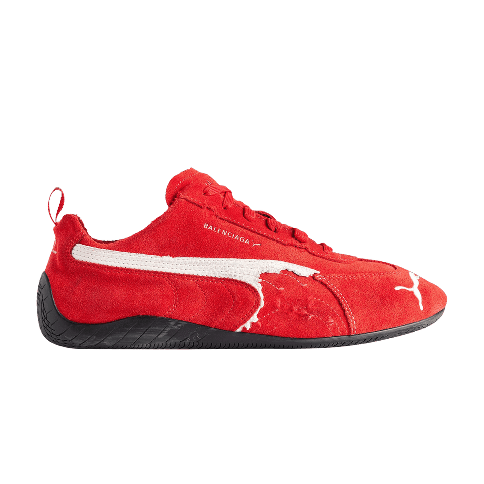Balenciaga x Speedcat Suede Red White