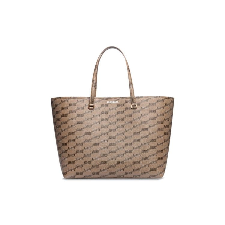 Balenciaga Signature Large East-West Shopper Bag Beige/Brown
