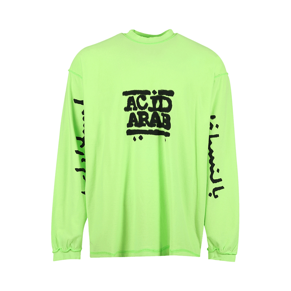 Balenciaga T-Shirt Fluo Green/ Black