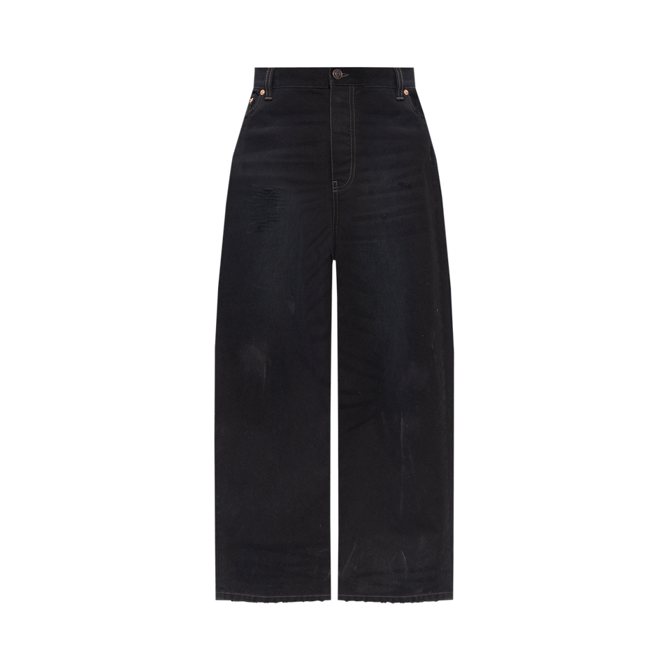 Balenciaga Large Baggy Jeans Matte Black