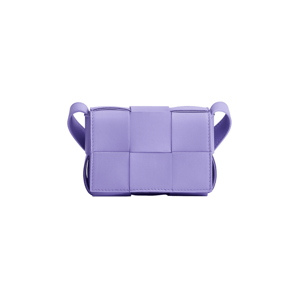 Bottega Veneta Mini Cassette Bag Wisteria/Silver