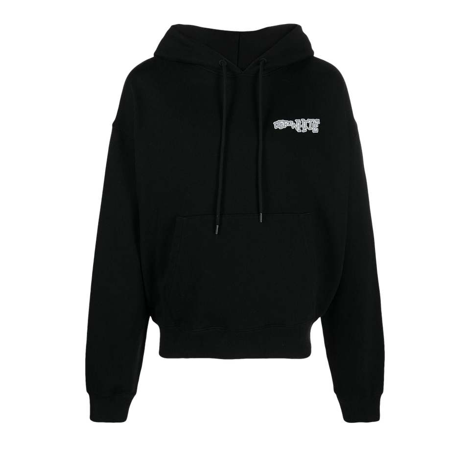 Off-White Carlos Arrow Over Hoodie Black/White