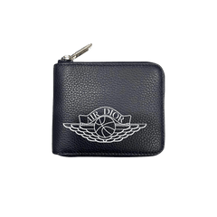 Dior x Air Jordan Wings Zip Wallet Navy