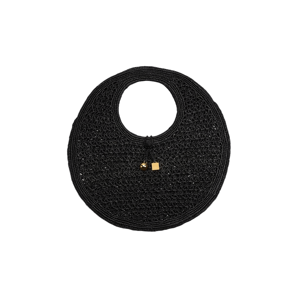 Jacquemus Spiaggia Round Bag Black