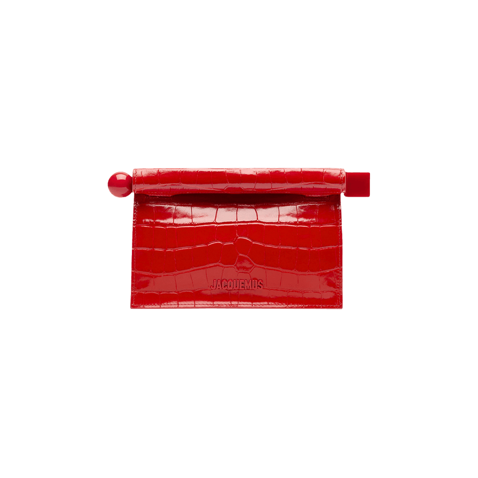 Jacquemus La Petite Pochette Rond Carré Red