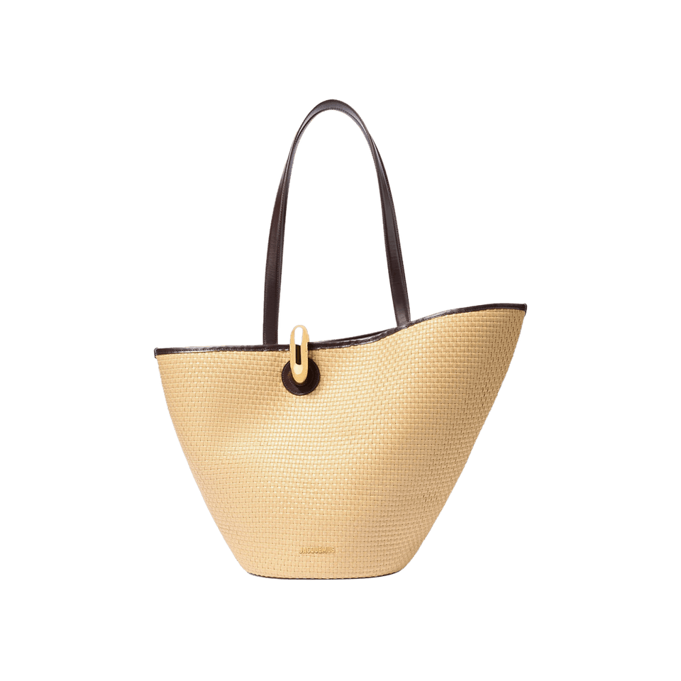 Jacquemus Le Bambola Natural/Dark Brown