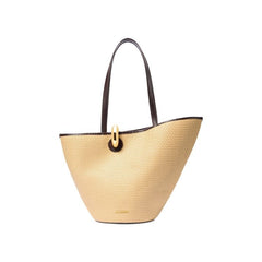 Jacquemus Le Bambola Natural/Dark Brown