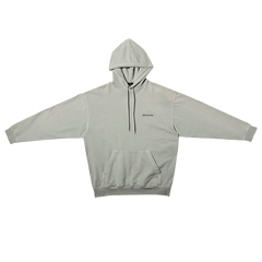 Balenciaga Medium Fit Hoodie Bb Corp Grey