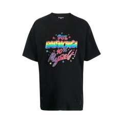 Balenciaga Large Fit T-Shirt Washed Black