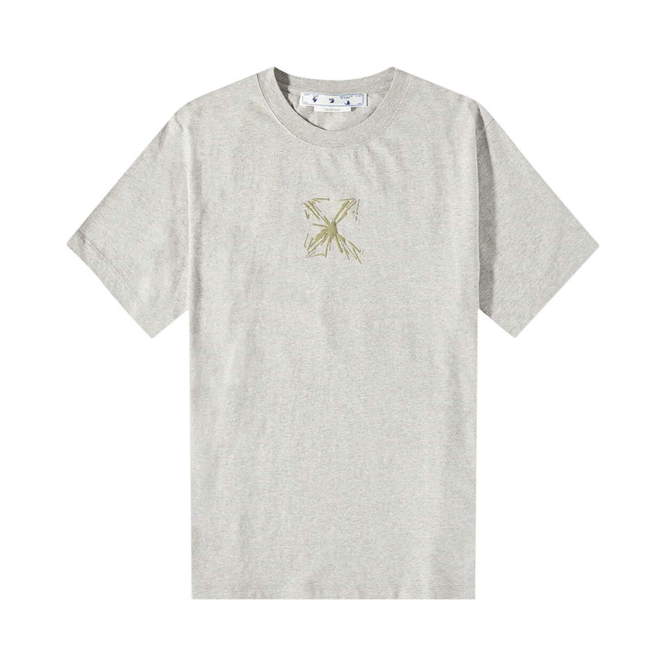 Off-White Splash Arrow T-Shirt Grey