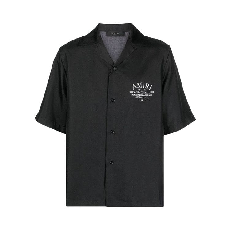 Amiri Arts District Bowling Shirt Black