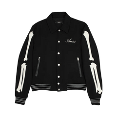 Amiri Bones Varsity Jacket Black