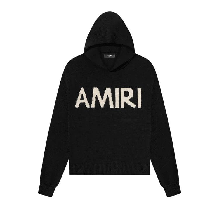 Amiri Eyelash Logo Hoodie Black