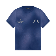 Amiri Vintage Collegiate T-Shirt Blue