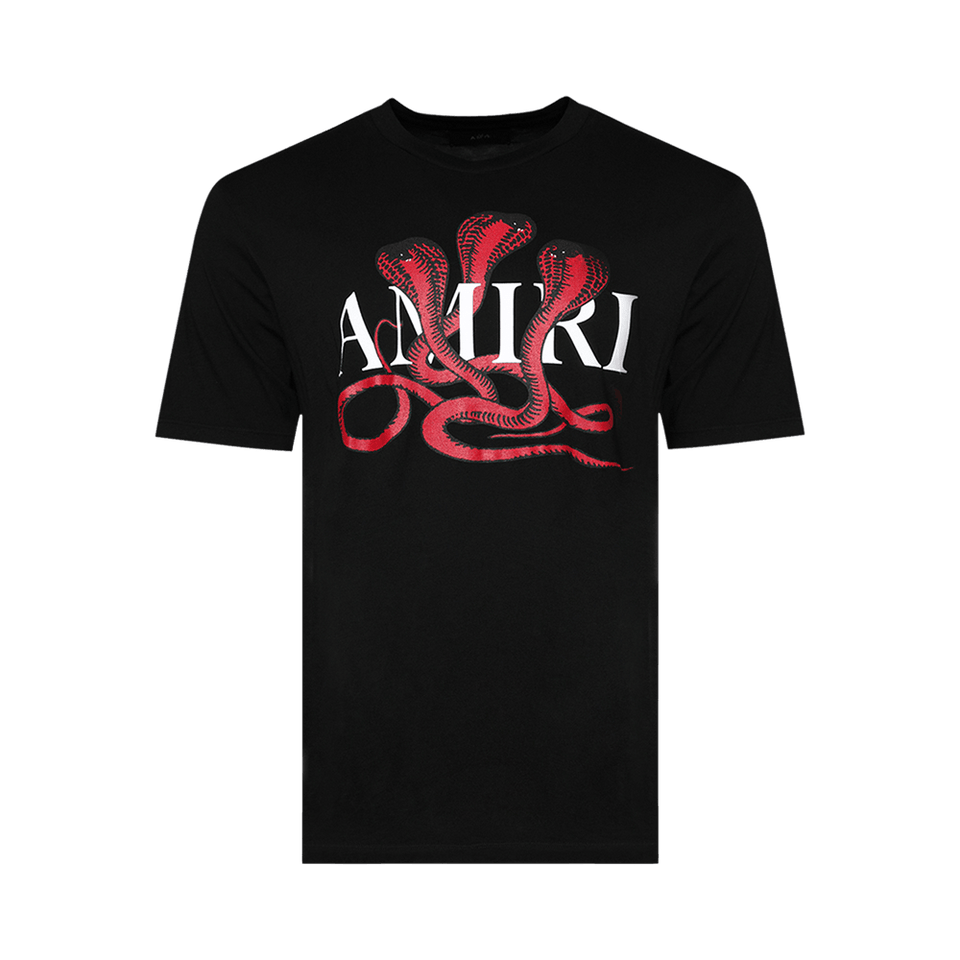Amiri Snake T-Shirt Black/Red