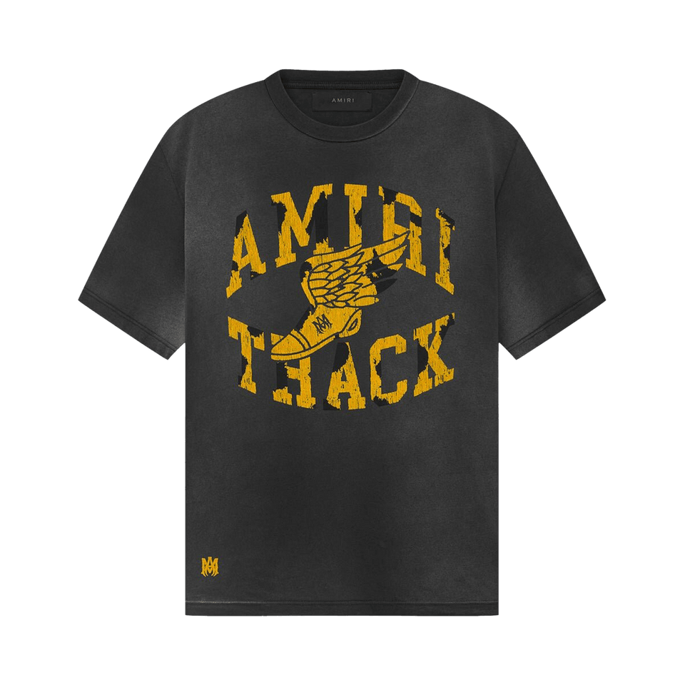 Amiri Track T-Shirt Faded Black